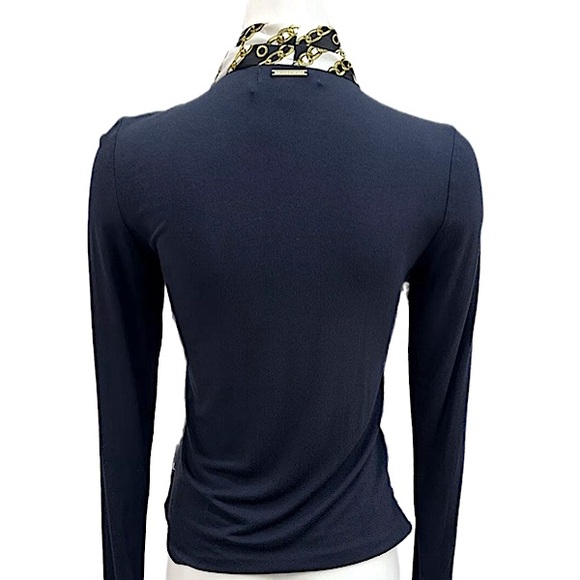 Michael Kors Top Faux Wrap Navy Long Sleeve
Lightweight Shirt Career - Picture 2 of 8